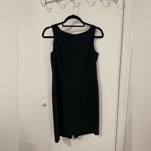 Ann Taylor Classic Black Midi Dress